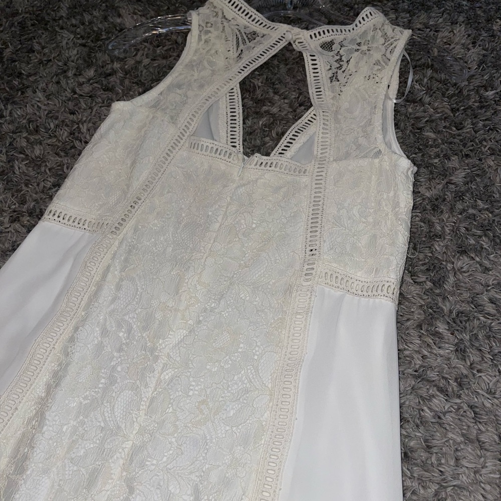 Gorgeous white lace maxi